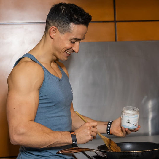 Tibo who cooks with Inshape coconut oil