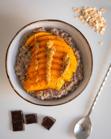 Chocolate protein porridge