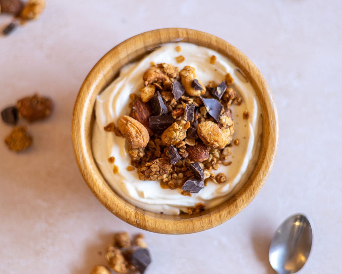 Homemade protein granola