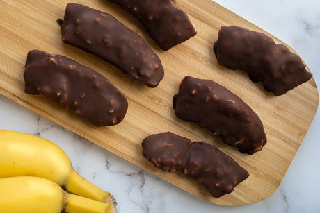 Healthy banana peanut butter snack