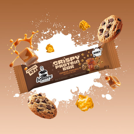 Crispy Protein Bar Cookies Caramel