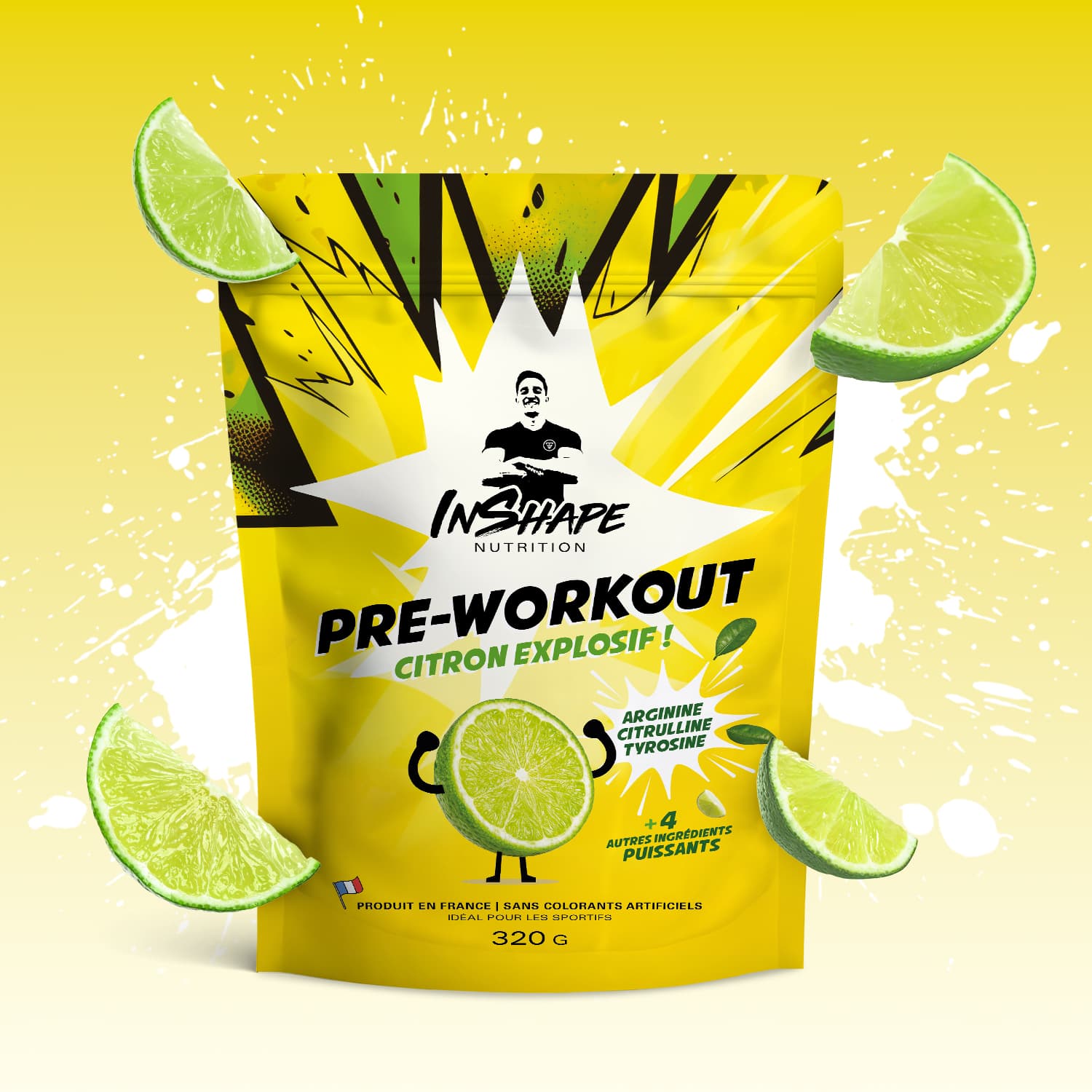 Inshape Nutrition Lemon Pre-Workout 