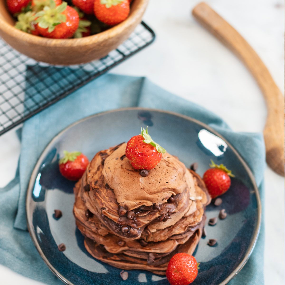 Chocolate pancakes